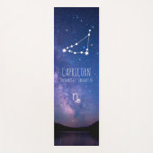 Capricorn | Gepersonaliseerde zodische astrologie Yogamat (Voorkant)