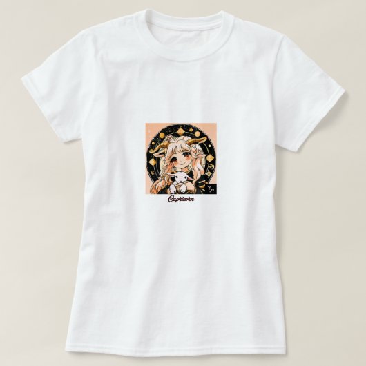 Capricorn Girl T-shirt (Design voorkant)