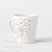 Capricorn Gold Glyph Coffee Mok (Linkerhoek)