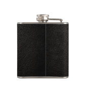 Capricorn Gold op leder Heupfles (Achterkant)