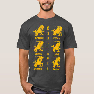 Capricorn horoscoopteken t-shirt
