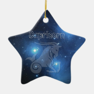 Capricorn Keramisch Ornament