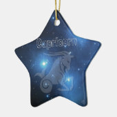 Capricorn Keramisch Ornament (Links)