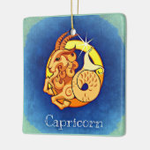 Capricorn Keramisch Ornament (Links)