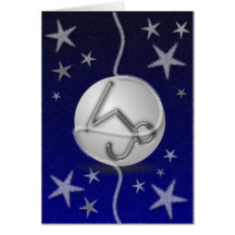Capricorn kerstkaart.