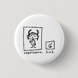 capricorn + lint ronde button 3,2 cm