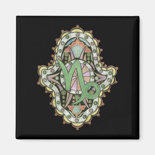 Capricorn Magnet Magneet (Voorkant)