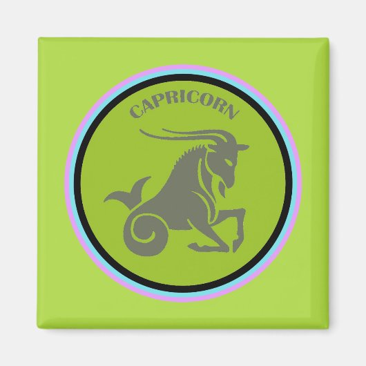 Capricorn Magnet Magneet (Voorkant)