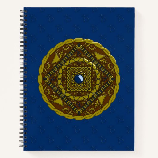 Capricorn Mandala Carnet spiral (Devant)