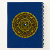 Capricorn Mandala Carnet spiral (Dos)