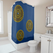 Capricorn Mandala Douche rideau (En situation)