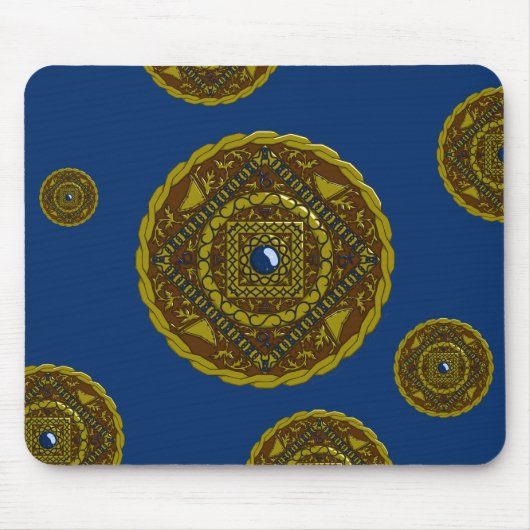 Capricorn Mandala Mousepad Muismat (Voorkant)