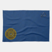 Capricorn Mandala serviette à main (Horizontal)
