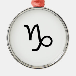 Capricorn Metalen Ornament
