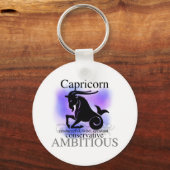 Capricorn over jou sleutelhanger (Voorkant)