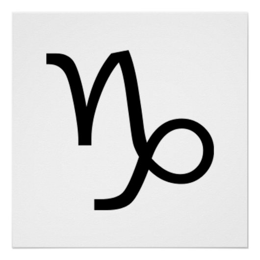 Capricorn Perfect Poster (Voorkant)