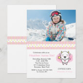 Capricorn Photo Anniversaire Fête Invitation (Devant / Derrière)