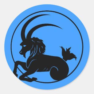 Capricorn Ronde Sticker