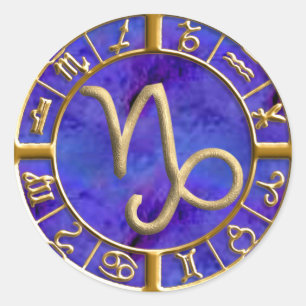 Capricorn Ronde Sticker
