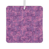 Capricorn Sign on Fuchsia Digital Camouflage Luchtverfrisser (Achterkant)