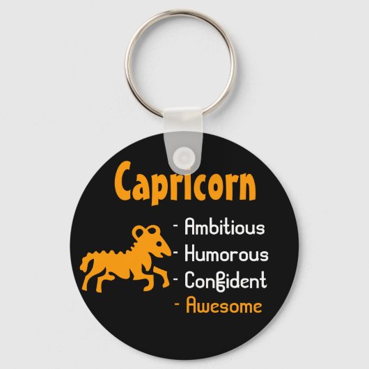 Capricorn Sleutelhanger (Voorkant)