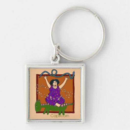 Capricorn Sleutelhanger (Voorkant)