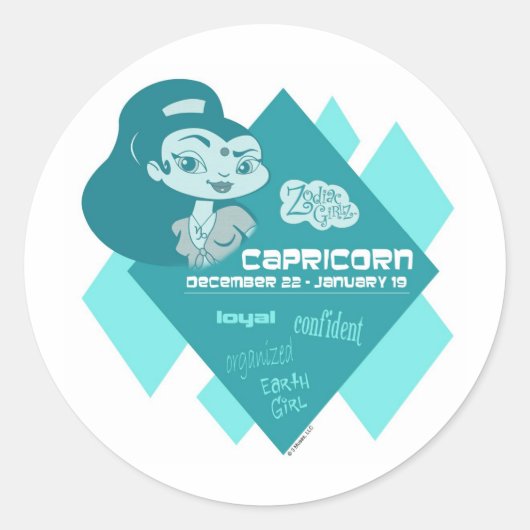 Capricorn Stickers (Voorkant)