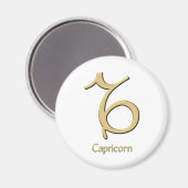 Capricorn-symbool Magneet (Voorkant / Achterkant)