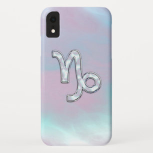 Capricorn-symbool op moeder van het decor van Pear iPhone XR Hoesje