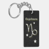 Capricorn-symbool Sleutelhanger (Voorkant Links)