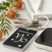 Capricorn-symbool Sleutelhanger (Voorkant Rechts)