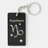 Capricorn-symbool Sleutelhanger (achterkant)