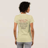 Capricorn T-Shirt (Achterkant volledig)