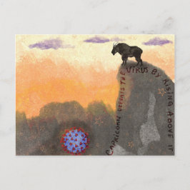Capricorn verslaat het Briefkaart van het virus