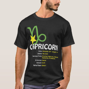 Capricorn vertrekt Dark T-Shirt