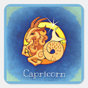 Capricorn Vierkante Sticker