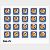 Capricorn Vierkante Sticker (Vel)