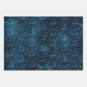 Capricorn Wrapping Paper Flat Sheet Set van 3 (Voorkant)