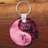 Capricorn Yin Yang Sleutelhanger (Voorkant)