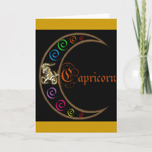 Capricorn Zodiaa Moon Kaart