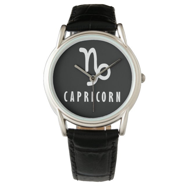 Capricorn zodiaal teken horloge (Voorkant)