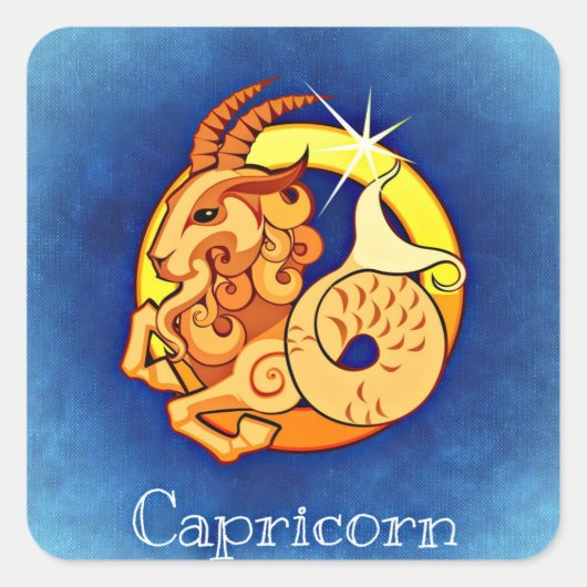 capricorn zodiab stickers (Voorkant)