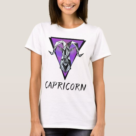 Capricorn zodiabeticum horoscope t-shirt (Voorkant)