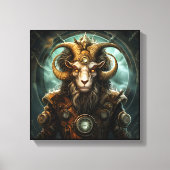 Capricorn Zodiac Art Canvas (Voorkant)