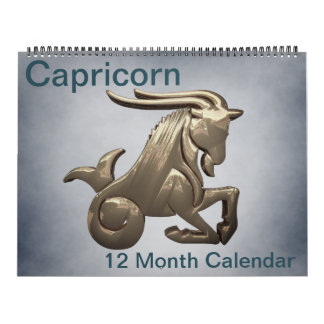 Capricorn Zodiac Astrology Colorful Sign Symbols Kalender