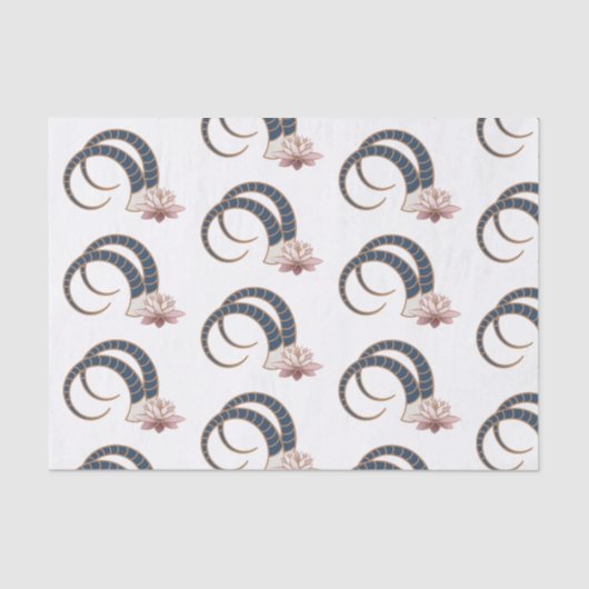 Capricorn Zodiac Boho Tissuepapier (Voorkant)