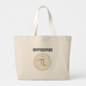 capricorn zodiac grote tote bag (Achterkant)
