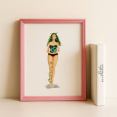 Capricorn Zodiac Illustration – Hand Drawn Poster