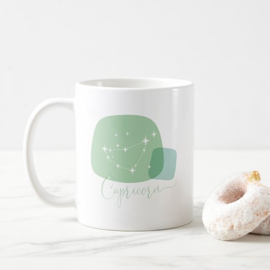 Capricorn Zodiac Koffiemok (Met donut)