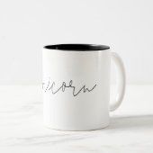 Capricorn Zodiac Minimalistische Mok (Voorkant rechts)